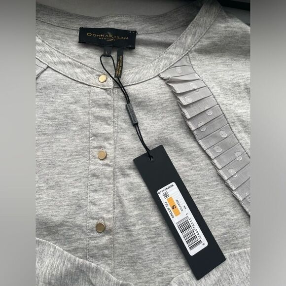❤️NWT Donna Karan Long Sleeve Tee | S - Picture 3 of 5